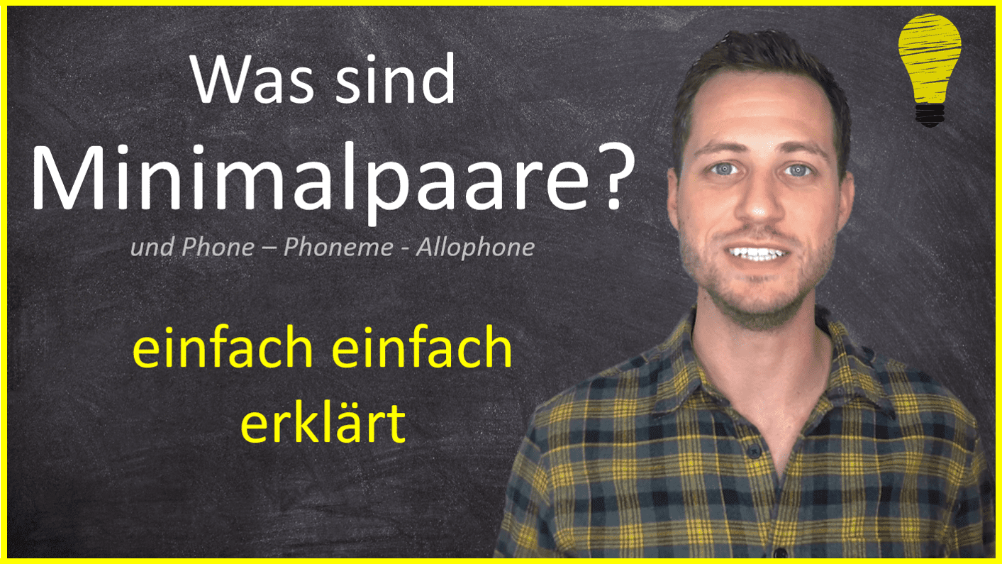 Phoneme und die Minimalpaaranalyse